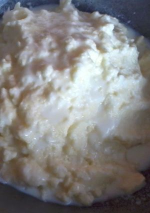 A picture of Home made butter and ghee.