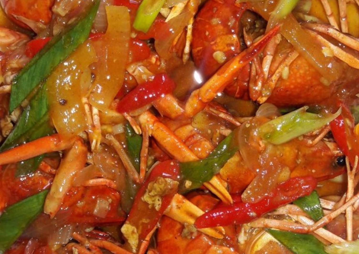Resep Asam pedas lobster air tawar oleh Mahmud Anshori