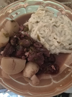 Una foto de Cuete con tocino