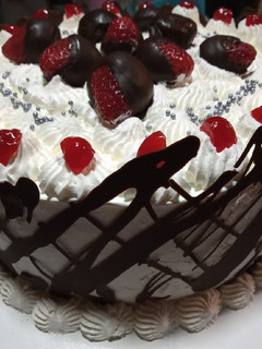 Una foto de Torta selva negra