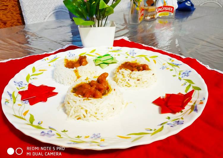 Jeera Rice with Rajma