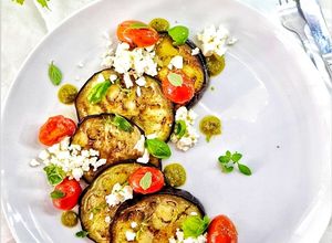 Foto principal de Ensalada tibia de berenjenas asadas