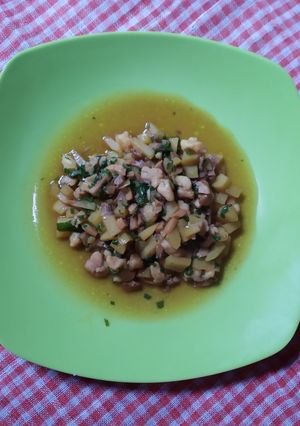 Foto resep Semur Tanjidor (kenTang Jamur sawi Dori) 4*