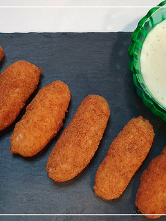 Una foto de Croquetas de pollo sin gluten