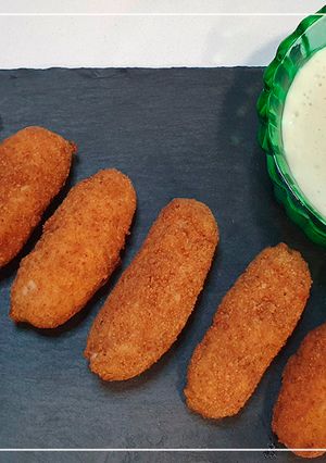 Una foto de Croquetas de pollo sin gluten