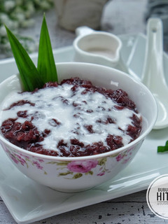 Foto resep Bubur ketan hitam saus santan