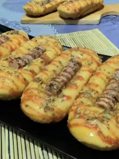 Foto resep Roti Sosis -120-