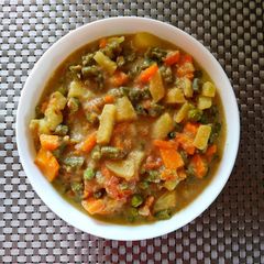 A picture of Zero Oil Vegetable Kurma.
