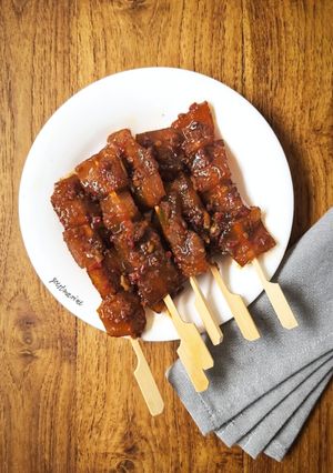 Foto resep Sate Krecek (Kulit Sapi) Ala Angkringan