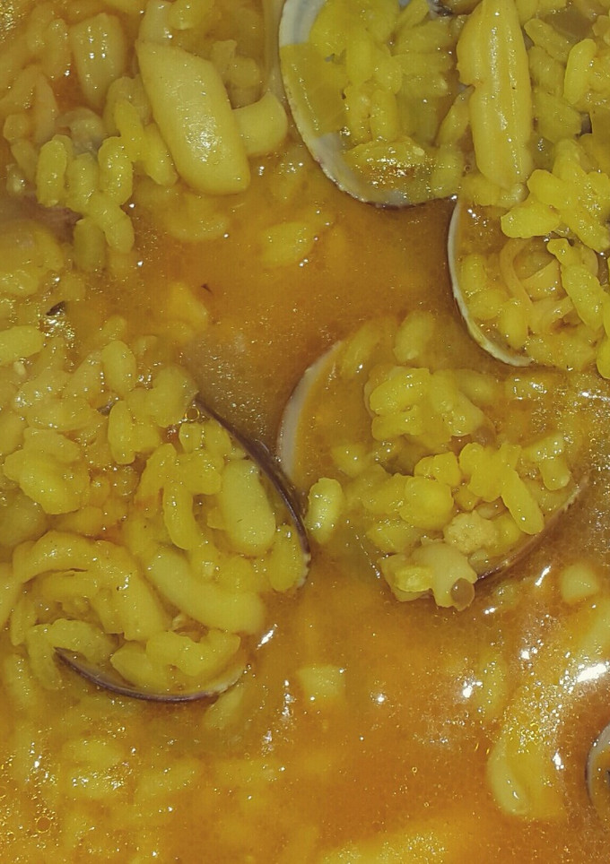 Una foto de Arroz caldoso
