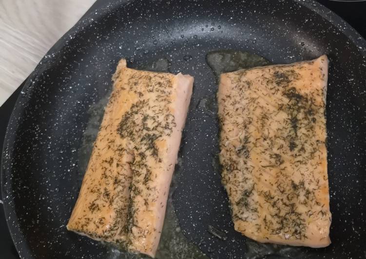 Comment Faire Des Pavé de saumon mariné citron aneth