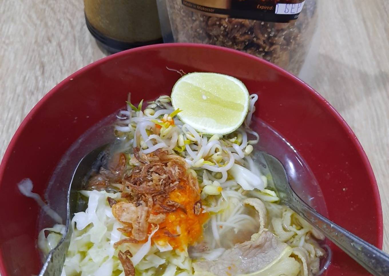 Soto simple rumahan /soto beef slice