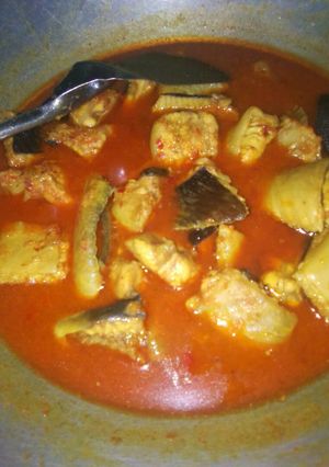 Foto resep Mangut ikan pari