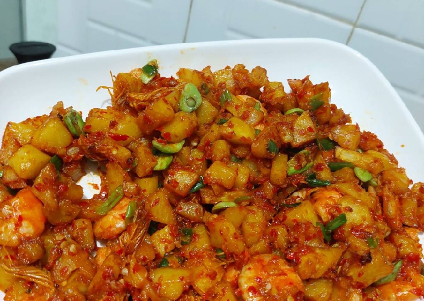 Resep Sambel udang pete Anti Gagal