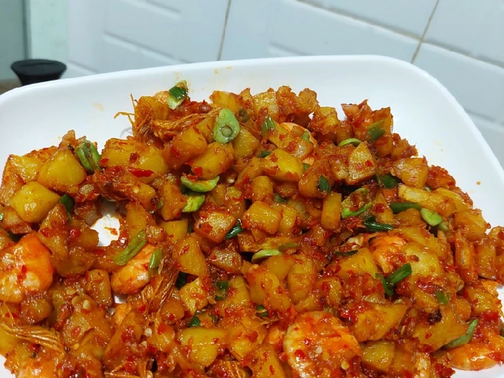 Easy Ways Prepare Recipes Sambel udang pete the Delicious Delicious.
