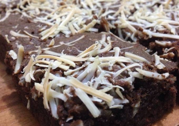 Resep Brownies Keju Panggang (Tanpa BP) Anti Gagal