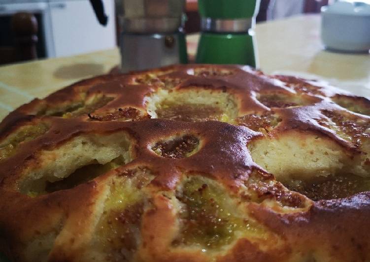 Torta di fichi freschi