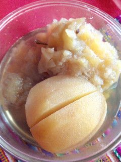 Una foto de Guiso de manzana