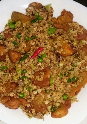Foto resep Ikan tepung tumis gandum cabe rawit simple