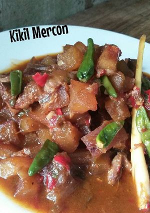 Foto resep Kikil Mercon