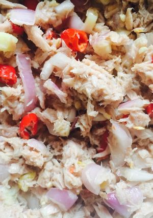 Foto resep Sambal tuna mentah maknyus