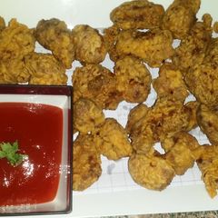 A picture of Chicken popcorn.