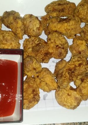 A picture of Chicken popcorn.
