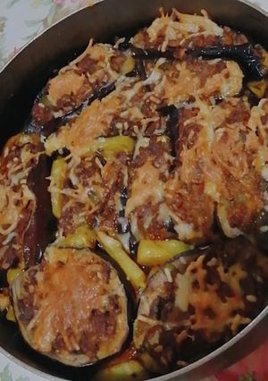 عکسی از دستور بادمجان شکم پرِ عالی
