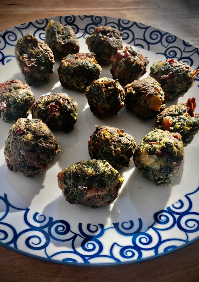 Una foto de Albóndigas ibéricas de grelos