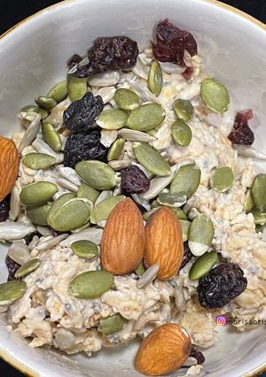 Foto resep Kacang overnight oat