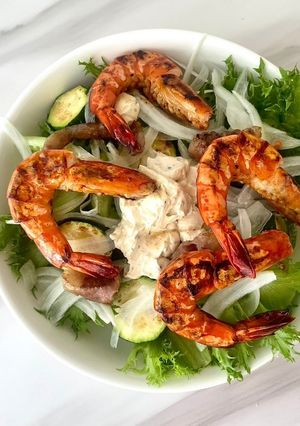 海陸溫沙拉 的食譜成品照片