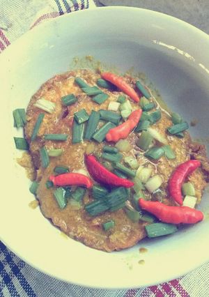 Foto resep Ceplok telor bumbu pedas