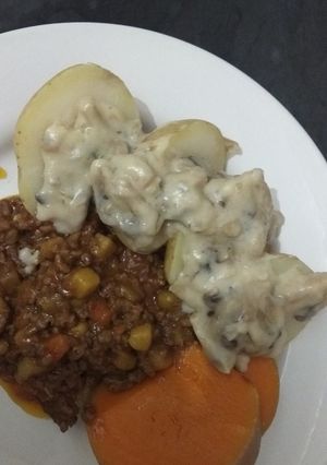A picture of Mushroom sauce.