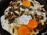 HUEVOS TIERNOS🍳, con Habichuela Larga al Ajillo🧄...!