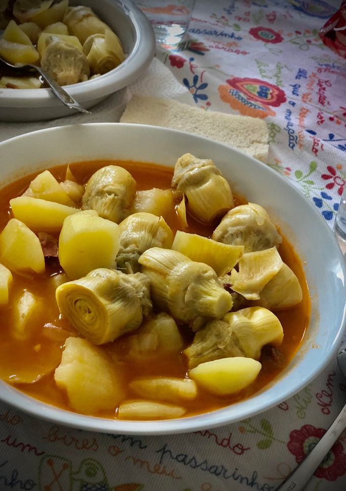 Una foto de Guisado rápido de alcachofa