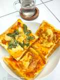 Roti Panggang Mozzarella Sarapan Simple