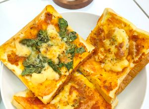 Foto resep Roti Panggang Mozzarella Sarapan Simple