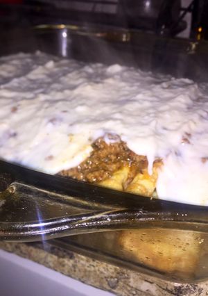 Una foto de Canelones de carne