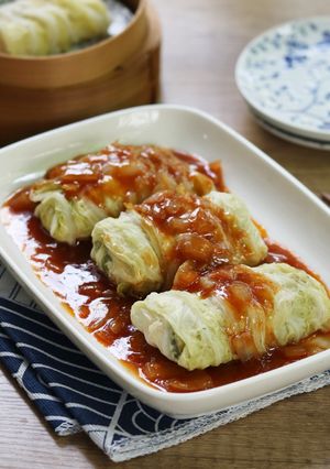 Foto resep Sawi Putih Gulung