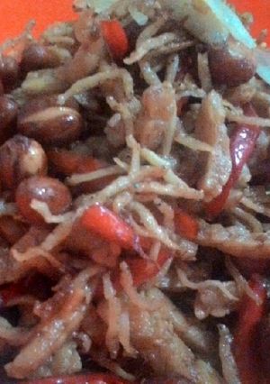 Foto resep Kering tempe teri kacang