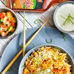 A picture of Vegetables fried rice.
