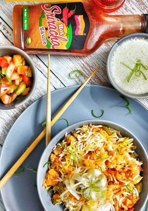A picture of Vegetables fried rice.