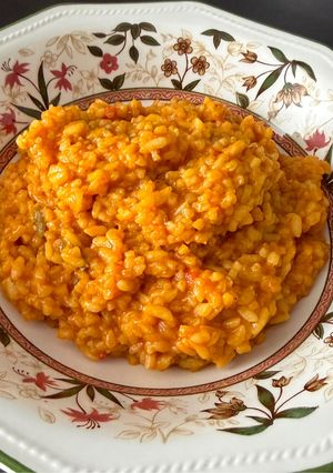 Una foto de Arroz meloso con pollo (Tmx)