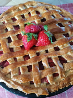 Epres-pudingos pite 🍰 recept fotója