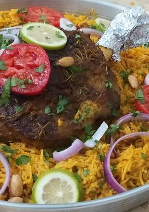 A picture of Oven-Roasted Lamb Shoulder.