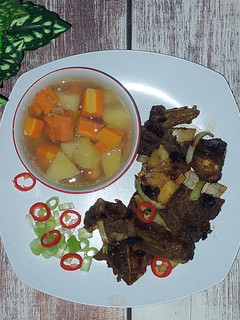 Foto resep Sop & Iga Bakar Madu