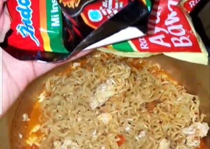 Yuk intip, Cara termudah buat Indomie Ramen Super Pedas &amp; Mudah Dibuat yang istimewa