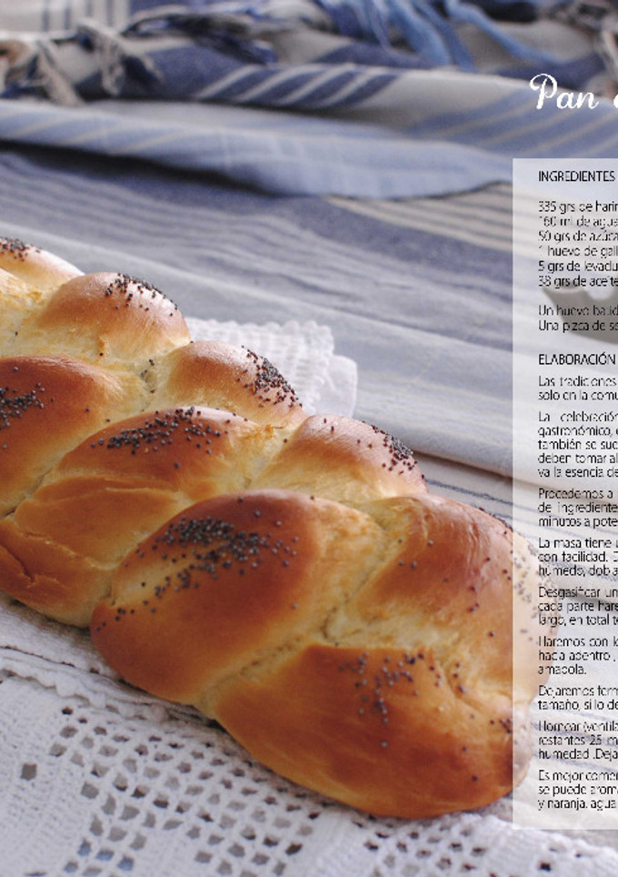 Una foto de Pan de Sefarad (Jalah judía)