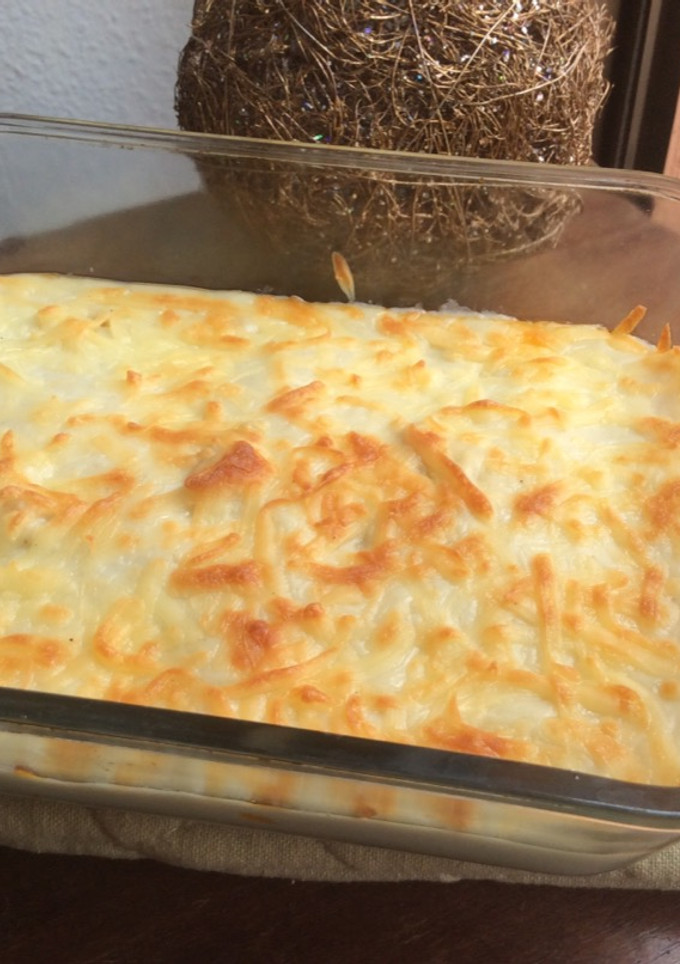 Una foto de Lasaña de atún con tomate 🍅🐟🧀
