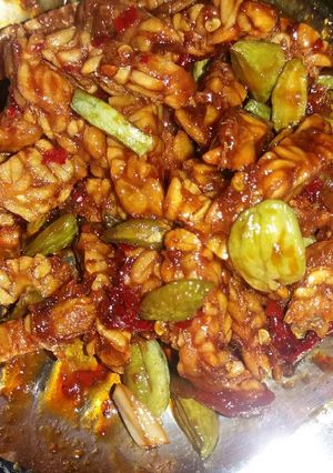 Foto resep Sambel goreng tempe pete